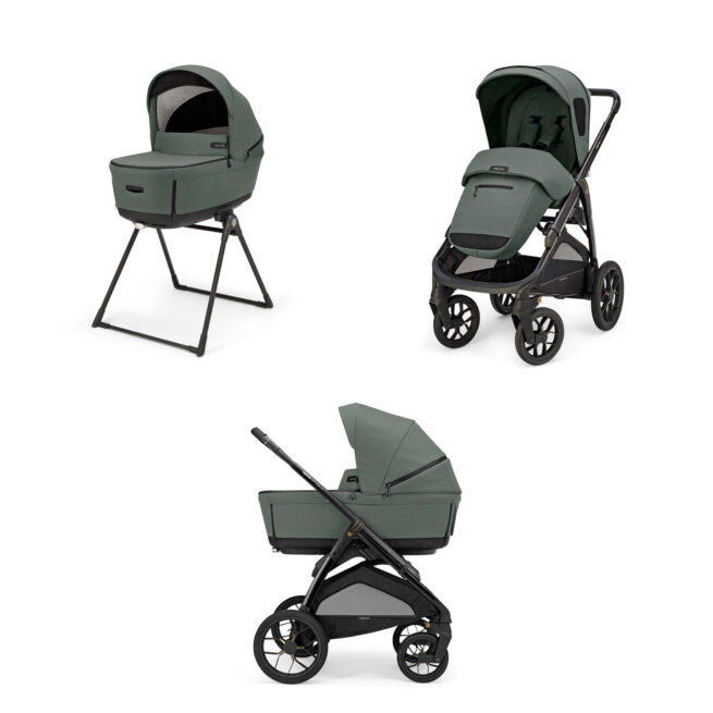 Aptica XT System Duo color Taiga Green con chasis color Negro
