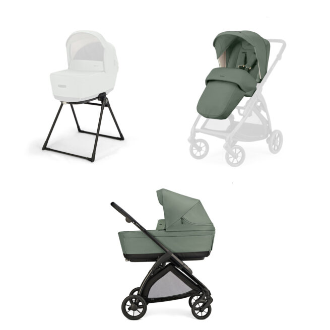 Electa System Duo color Murray Green con chasis Total Black